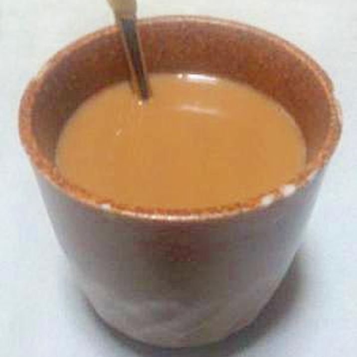 ベビー用粉ミルク使用のコーヒー